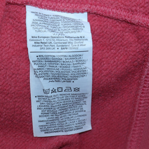 Nike Womens Pink XS 1/2 Zip Pullover Sweatshirt Fleece Lined