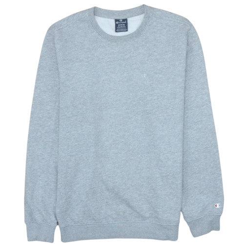 Champion Men's Grey Medium Crew Neck Pullover Sweatshirt