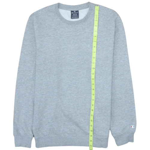 Champion Men's Grey Medium Crew Neck Pullover Sweatshirt