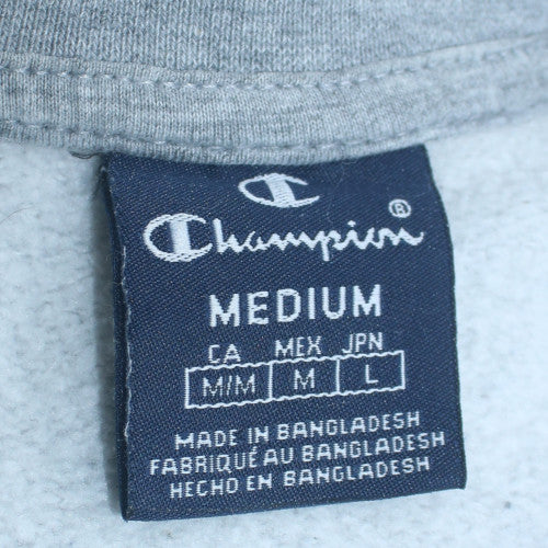 Champion Men's Grey Medium Crew Neck Pullover Sweatshirt