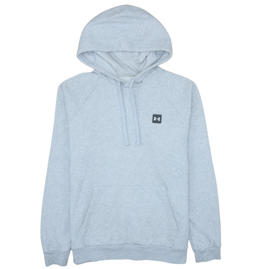 Under Armour Mens Grey Hoodie Large ColdGear Loose Fit Pullover