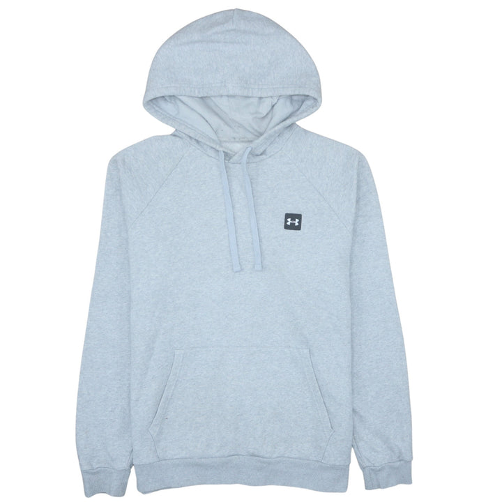 Under Armour Mens Grey Hoodie Large ColdGear Loose Fit Pullover