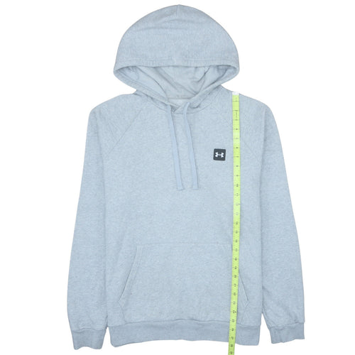 Under Armour Mens Grey Hoodie Large ColdGear Loose Fit Pullover