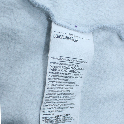 Under Armour Mens Grey Hoodie Large ColdGear Loose Fit Pullover