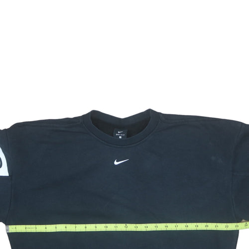 Nike Women Black Dri-FIT Crew Neck Pullover Sweatshirt S