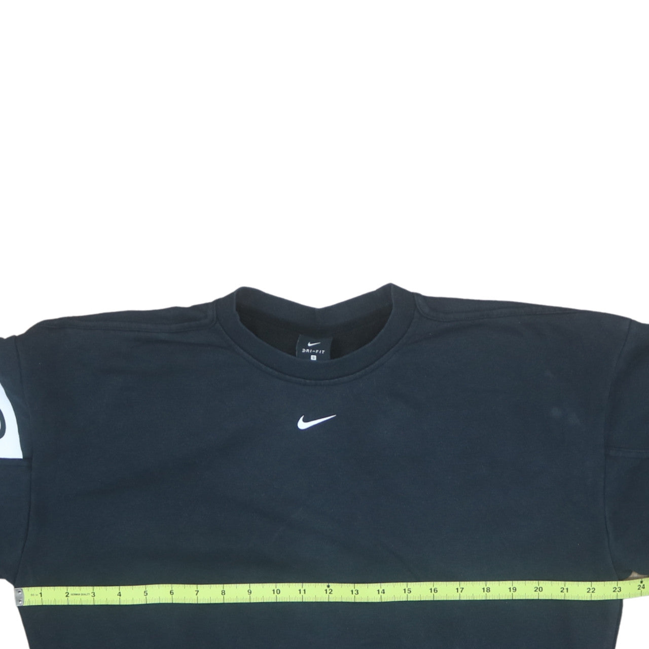 Nike Women Black Dri-FIT Crew Neck Pullover Sweatshirt S