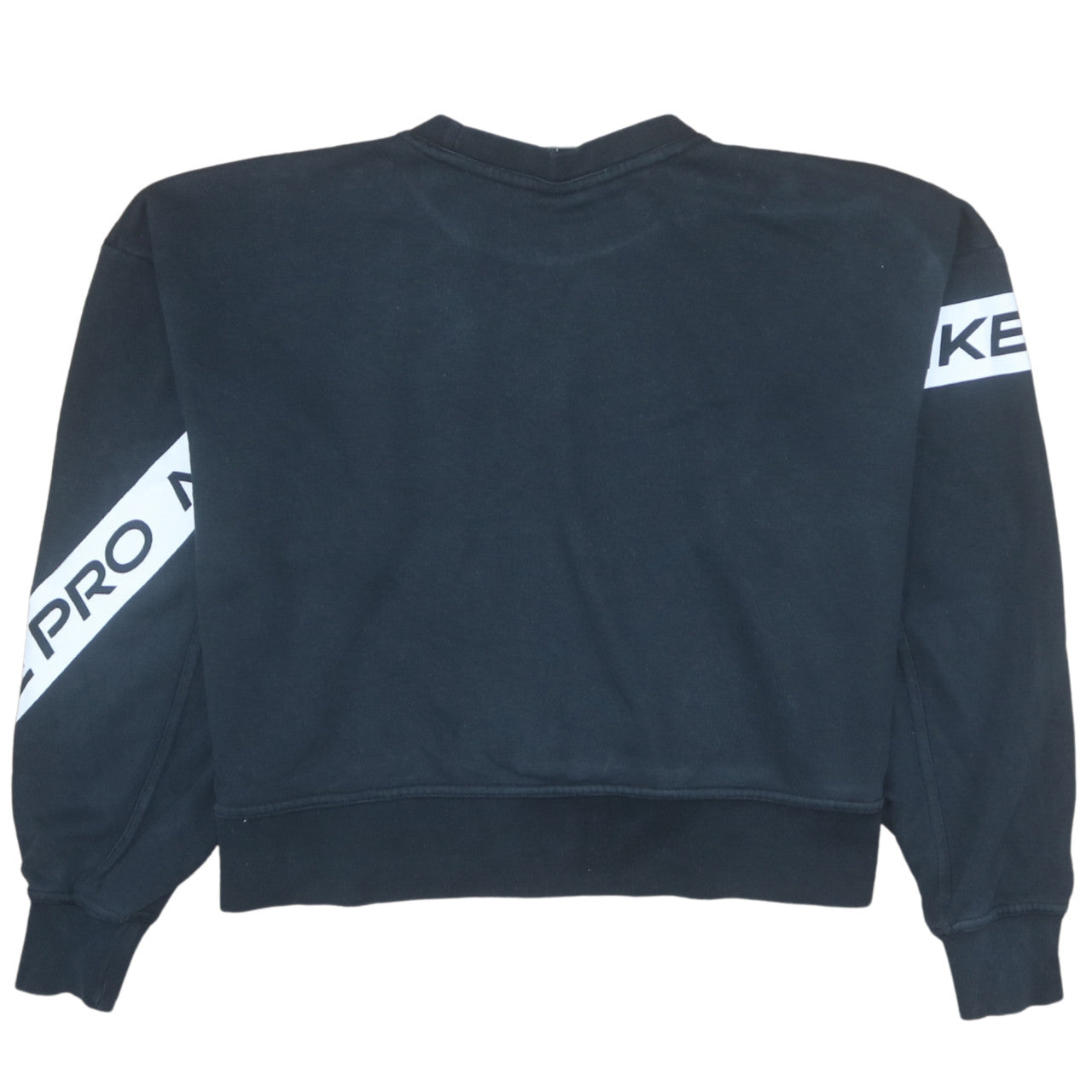 Nike Women Black Dri-FIT Crew Neck Pullover Sweatshirt S