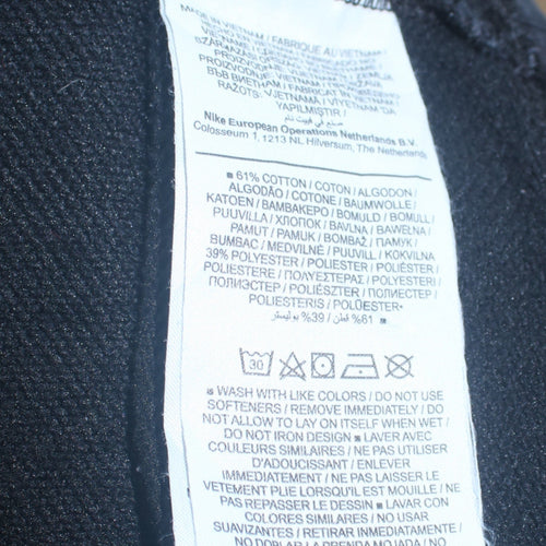 Nike Women Black Dri-FIT Crew Neck Pullover Sweatshirt S