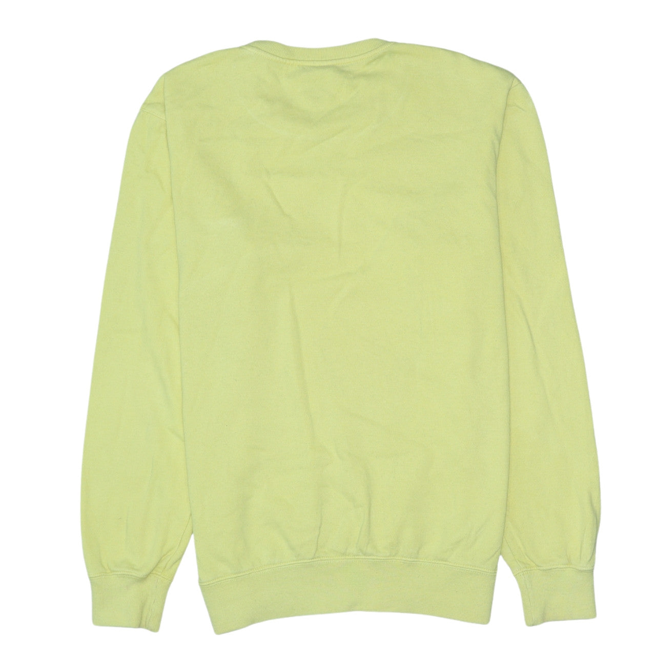 Champion Men's Yellow Small Pullover Crew Neck Sweatshirt