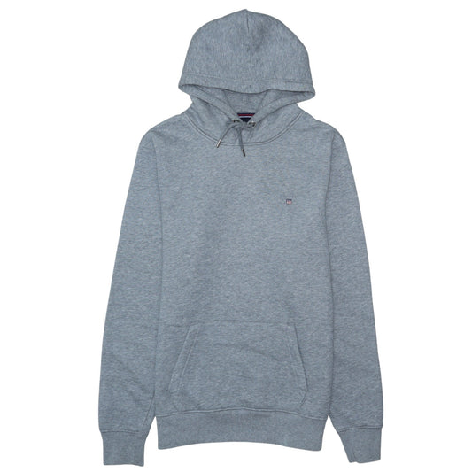 GANT Men's Grey Pullover Hoodie M Classic Logo Hooded Sweatshirt