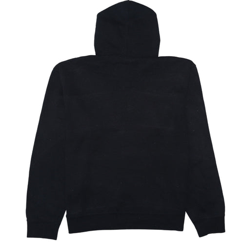 FILA Mens Black Pullover Hoodie L Logo Graphic Fleece Sweatshirt
