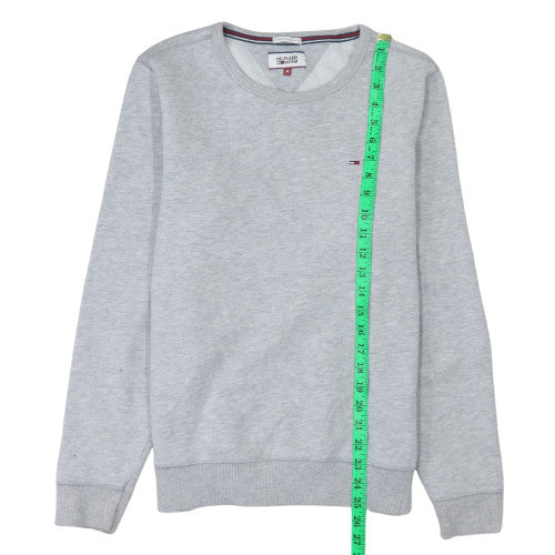 Tommy Hilfiger Men’s Grey Cotton Pullover Sweatshirt M