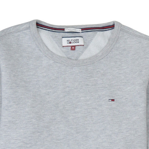 Tommy Hilfiger Men’s Grey Cotton Pullover Sweatshirt M