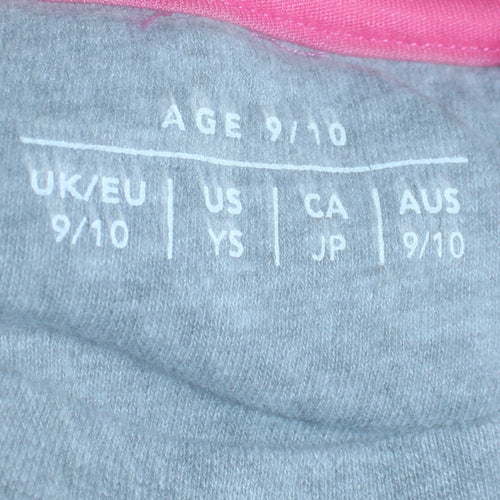 O'Neills Girls Grey Pullover Sweatshirt 9-10 Years Logo Crew Neck