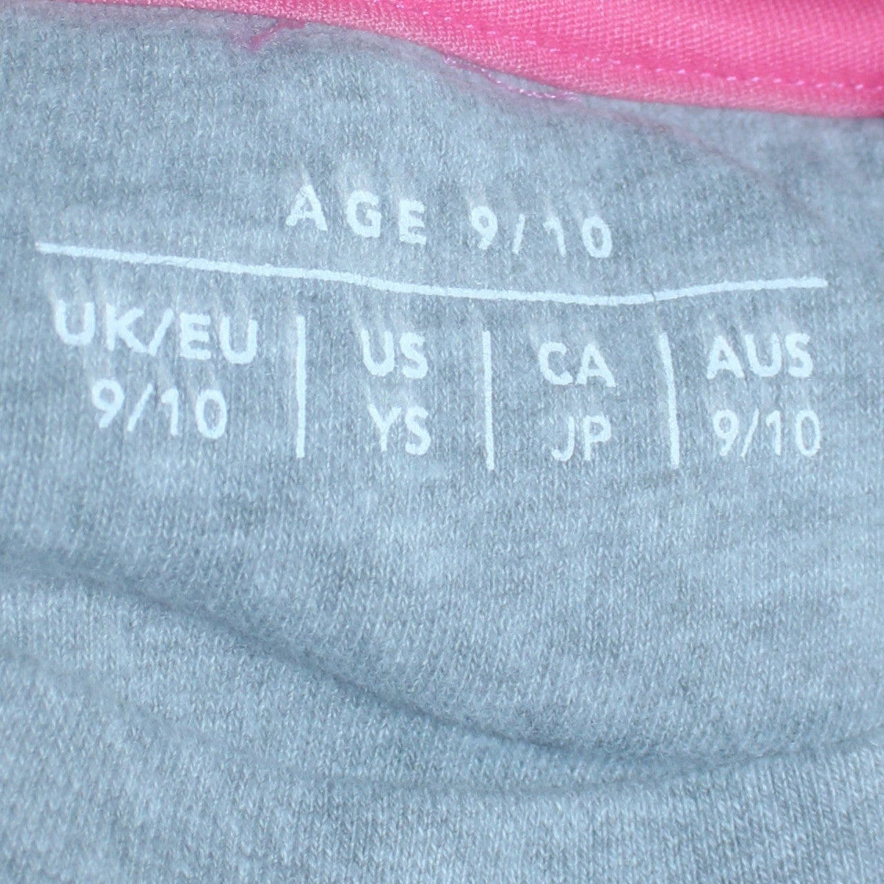 O'Neills Girls Grey Pullover Sweatshirt 9-10 Years Logo Crew Neck