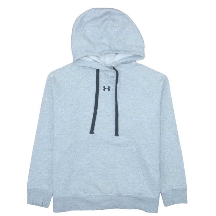 Under Armour Men's Grey Pullover Hoodie Size L Relaxed Fit Fleece