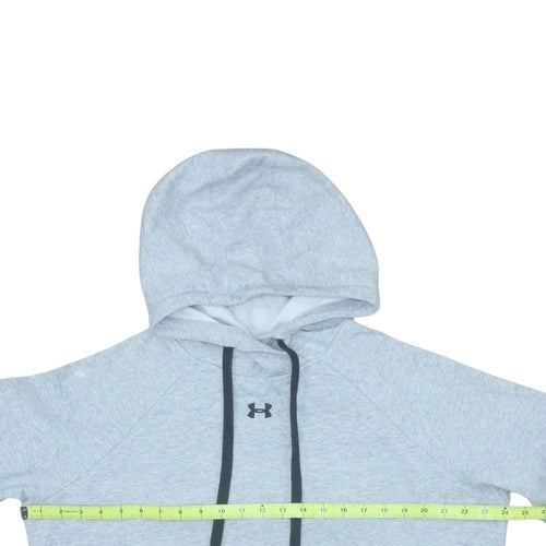 Under Armour Men's Grey Pullover Hoodie Size L Relaxed Fit Fleece