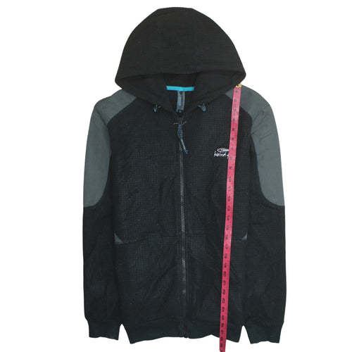 Weird Fish Men's Black Full Zip Hoodie Size M Outdoor Fleece