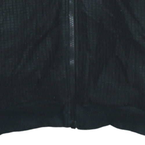 Weird Fish Men's Black Full Zip Hoodie Size M Outdoor Fleece