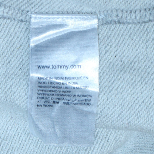 Tommy Jeans Men's Grey Logo Pullover Hoodie Size L Regular Fit
