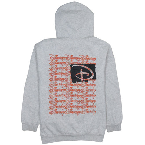 Disney Women's Grey Pullover Hoodie XS - Classic Logo Print
