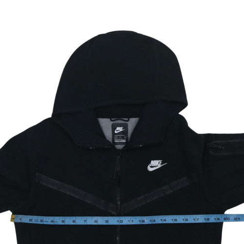 Nike Men's Black Full Zip Fleece Hoodie Size S Regular Fit
