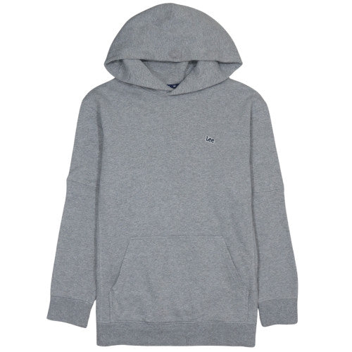 Lee Men’s Grey Pullover Hoodie M Regular Fit Fleece Sweatshirt