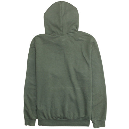 Puma Men's Green Pullover Hoodie Small Logo Fleece Sweatshirt