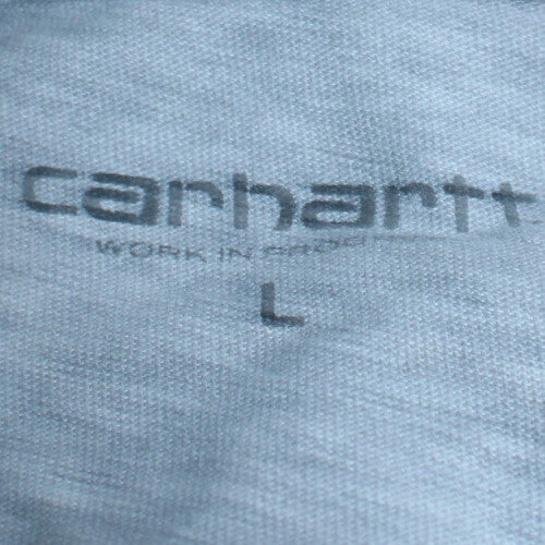 Carhartt Men Grey L Graphic Beach Scene Cotton T-Shirt