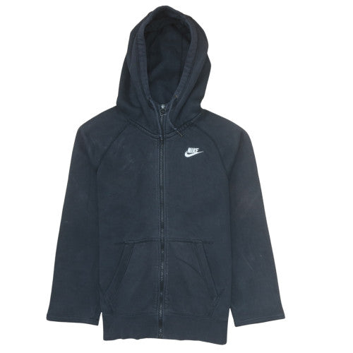 Nike Men's Black Full Zip Fleece Hoodie Size S