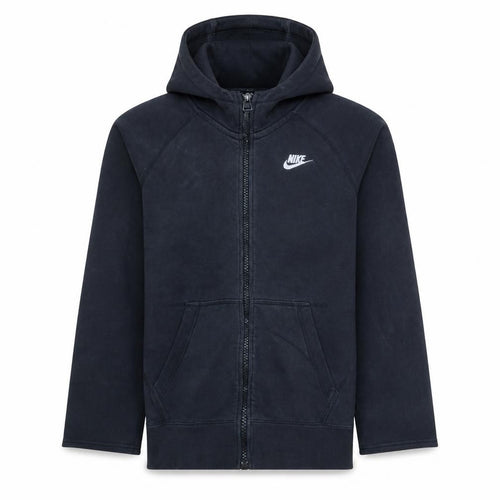 Nike Men's Black Full Zip Fleece Hoodie Size S