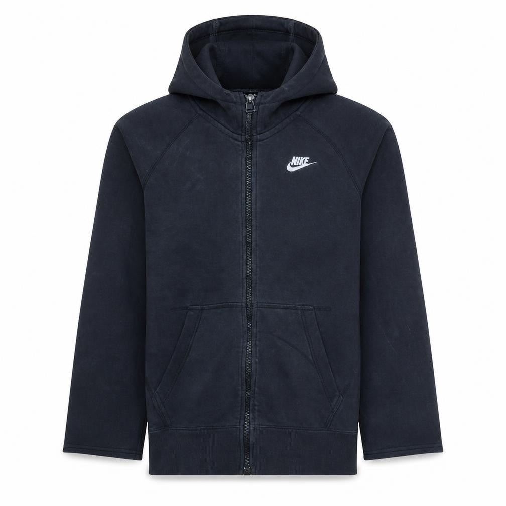 Nike Men's Black Full Zip Fleece Hoodie Size S