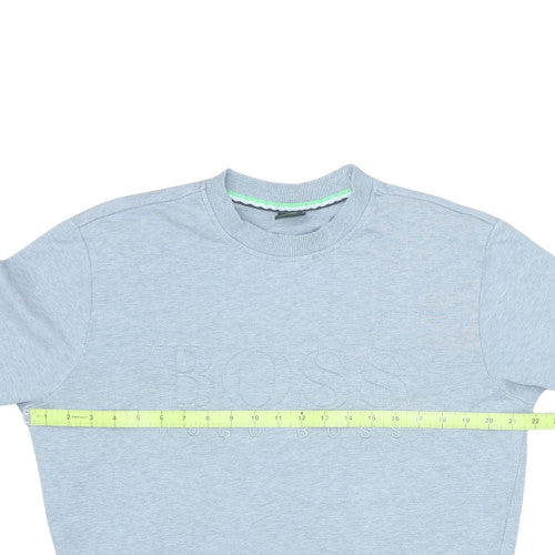 Hugo Boss Men's Grey Crew Neck Logo Sweatshirt Size M Pullover