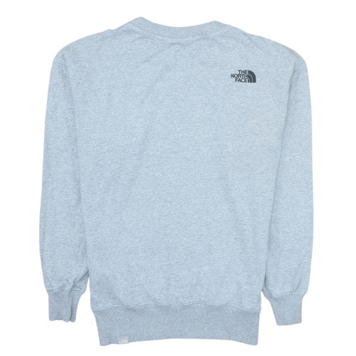 The North Face Men's Grey Crew Neck Sweatshirt M Cotton Blend