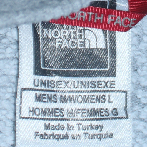The North Face Men's Grey Crew Neck Sweatshirt M Cotton Blend