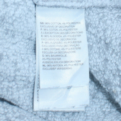 The North Face Men's Grey Crew Neck Sweatshirt M Cotton Blend
