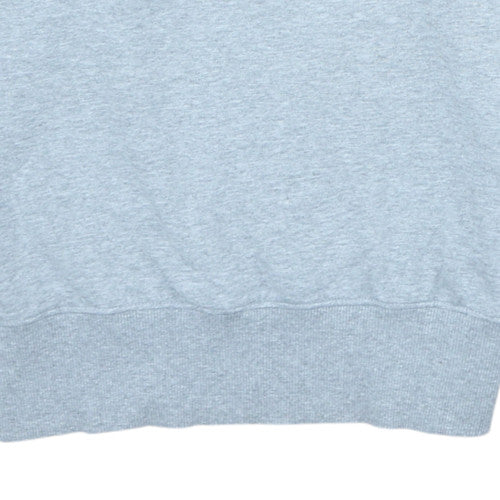 The North Face Men's Grey Crew Neck Sweatshirt M Cotton Blend