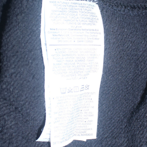 Nike Womens Black XL Pullover Sweatshirt Gold Logo Just Do It