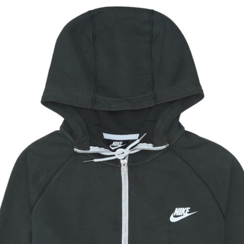 Nike Men's Black Full Zip Hoodie Size M Cotton Blend
