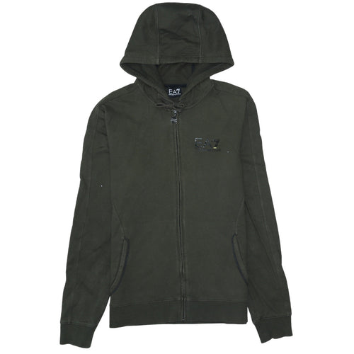 Emporio Armani EA7 Men's Green Full Zip Hoodie Size S