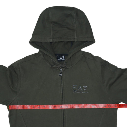 Emporio Armani EA7 Men's Green Full Zip Hoodie Size S