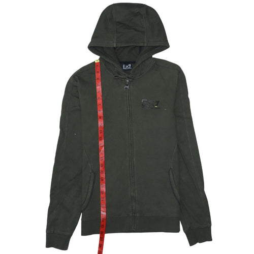 Emporio Armani EA7 Men's Green Full Zip Hoodie Size S