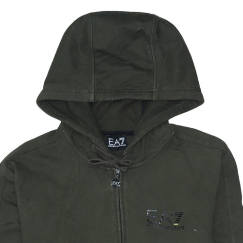Emporio Armani EA7 Men's Green Full Zip Hoodie Size S