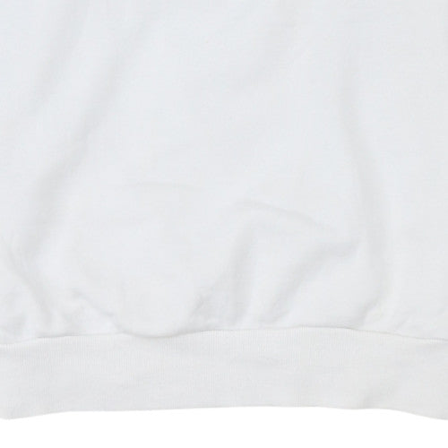 Puma Womens White XS Crew Neck Pullover Sweatshirt