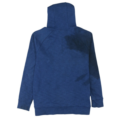 Nike Men's Blue Pullover Hoodie L Graphic Logo Sportswear