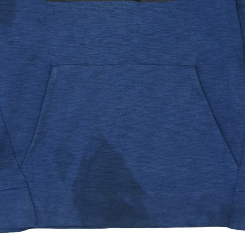 Nike Men's Blue Pullover Hoodie L Graphic Logo Sportswear