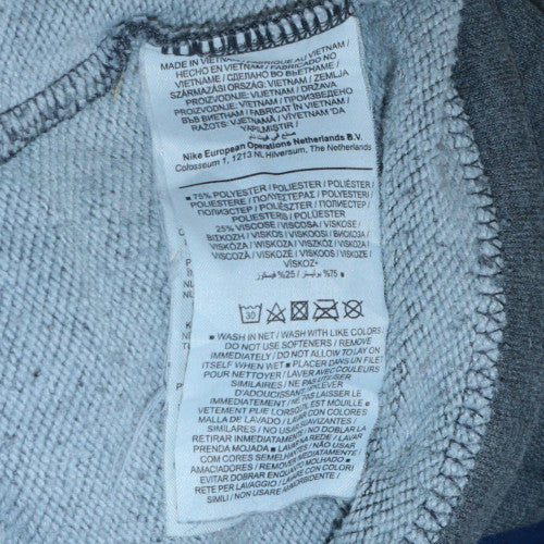 Nike Men's Grey Dri-FIT Full Zip Hoodie Size L Sportswear