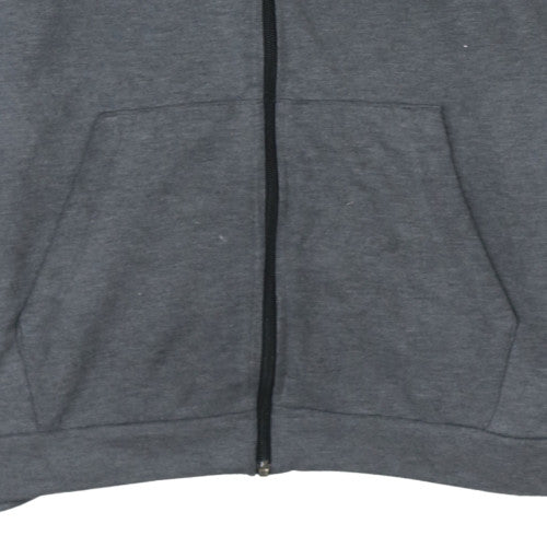 Nike Men's Grey Dri-FIT Full Zip Hoodie Size L Sportswear