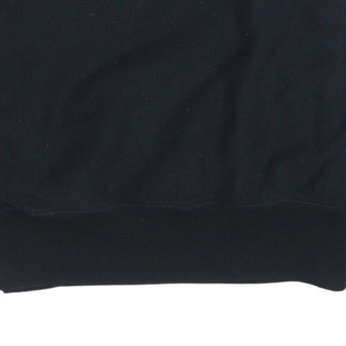 Champion Men's Black Small Reverse Weave Pullover Sweatshirt