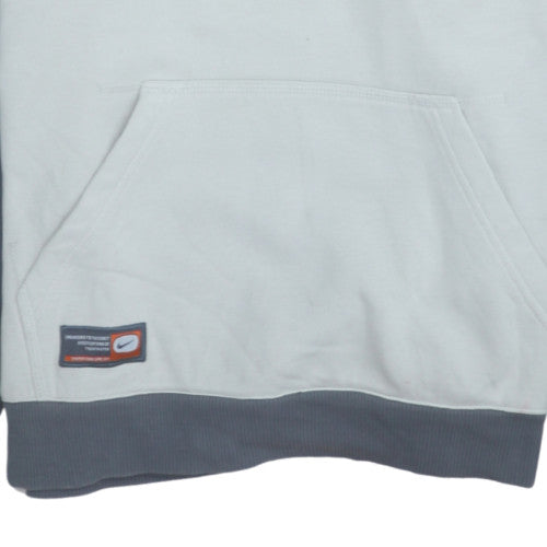 Nike Boys Grey Pullover Hoodie 18-20 Years Graphic Fleece Sweatshirt